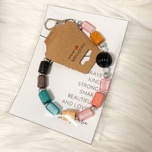 J03 - Fashion Beaded Bag Charm Style # 3